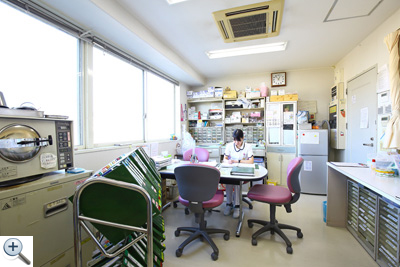 クリックして拡大 ナースステーション