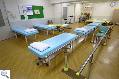 クリックして拡大 リハビリ室