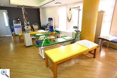クリックして拡大 リハビリ室